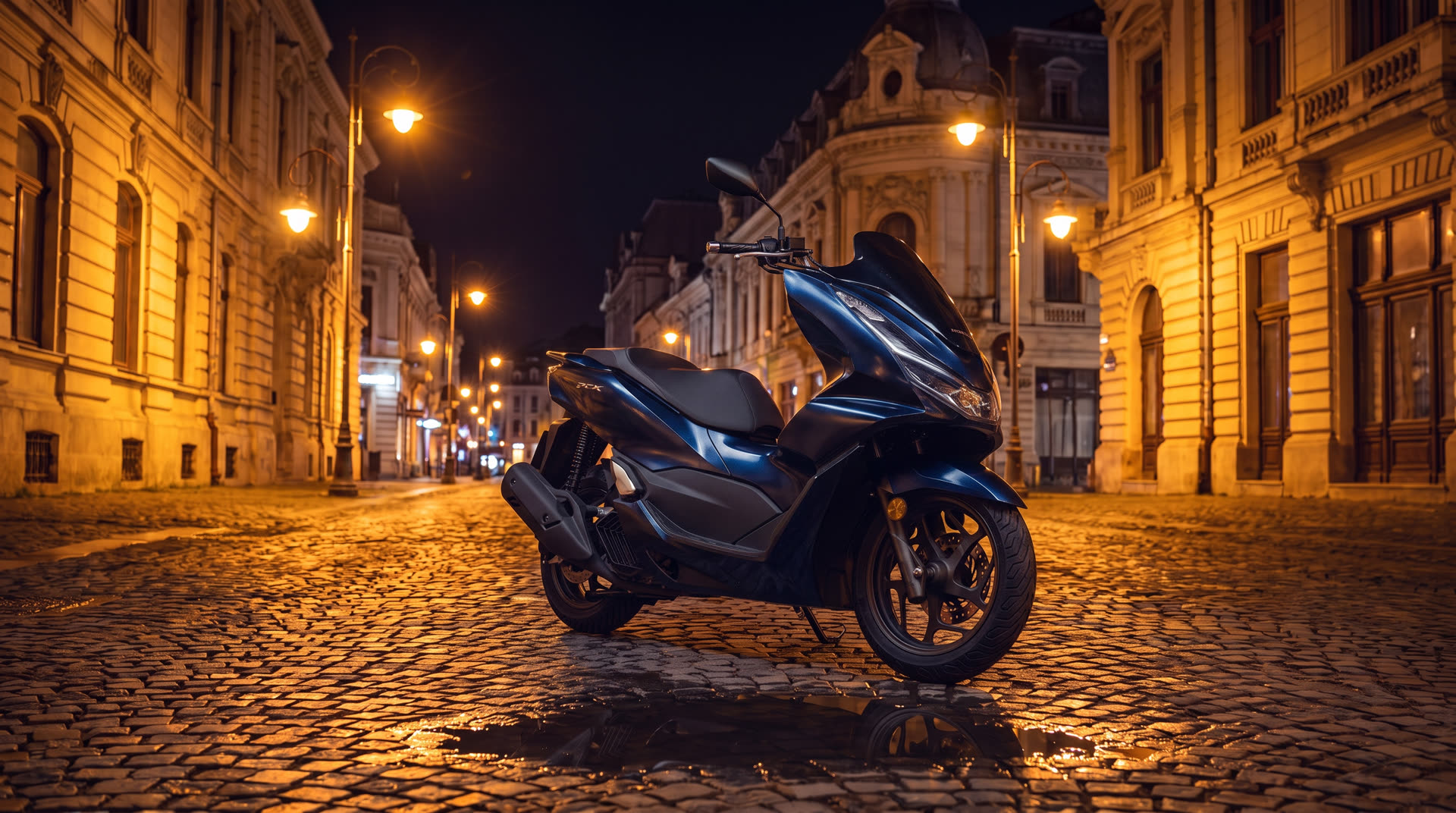 Honda PCX — Albastru Închis Perlat